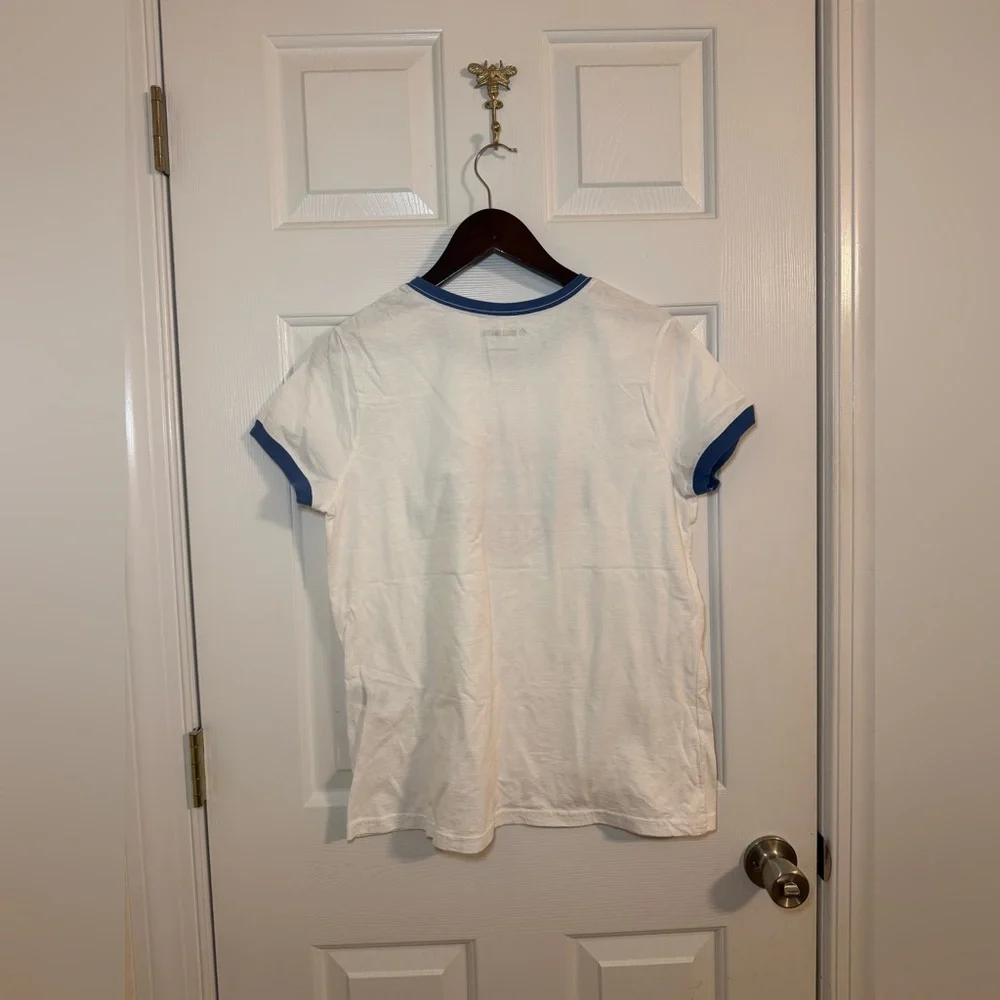 Harley-Davidson Crew Neck T shirt size large orange blue white